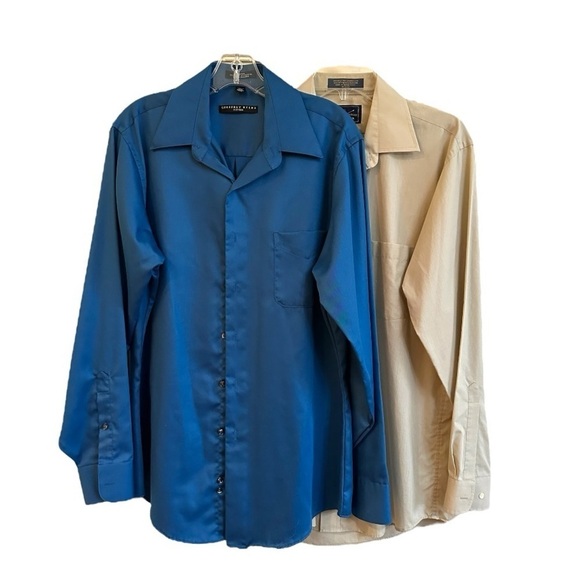 GEOFFREY BEENE, ARROW COMPANY, MENS, SHIRTS. SET/2 - Picture 1 of 7